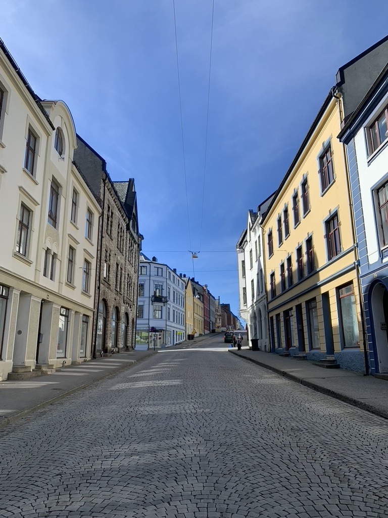 the streets in Alesund